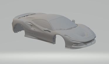 ferrari f8 takdir 3d yazdır model in araç 3dexport slotcar yuva döküm sıcak tekerlekler hızlı öfkeli süper arabalar scx rc 3d print model - Mito3D