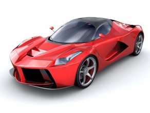 ferrari laferrari abierto 3d modelo in deporte coches 3dexport borde rueda rápido vehiculos extremo superdeportivo fórmula f1 corredor 3d print model - Mito3D