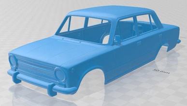 decreto 124 1972 imprimível corpo carro 3d impressão modelo in automotivo 3dexport fenda escalextrico tamiya rc miniz passatempo micro 3d print model - Mito3D