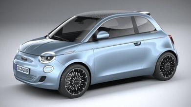 fiat 500 la prima 2021 3d model in compact cars 3dexport 2022 2023 2024 2020 convertible cabriolet car italy italian 500e 500-e laprima 3d print model - Mito3D