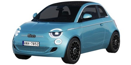 fiat 500 la prima 2021 car vehicle compact urban european drive design realistic contemporary comfort hatchback italian italy ecologic electric hybrid 3d print model - Mito3D
