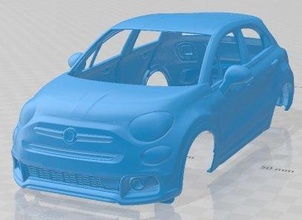 décret 500x sport 2020 imprimable corps voiture 3d impression modèle in automobile 3dexport fente scalextric tamiya rc miniz loisir micro 3d print model - Mito3D