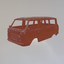 fiat 600 radio control slot car vehicle slotcar rc rc4wd 3d print model - Mito3D