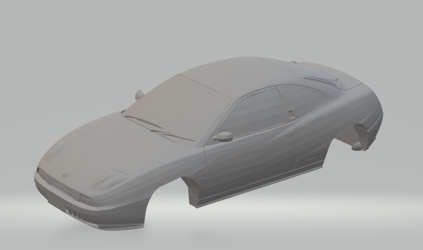 fiat coupé pinifarina 3d stampa modello in veicolo 3dexport slotcar 3D print model - Mito3D