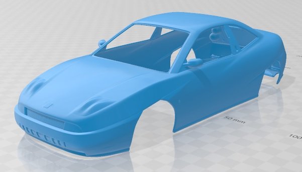 fiat coupe pininfarina 1998 yazdırılabilir vücut araba 3d yazdır model in otomotiv 3dexport yuva ölçülü tamiya rc miniz hobi mikro 3D print model - Mito3D