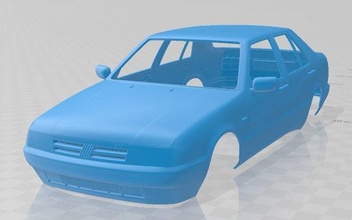 fiat croma 1993 printable body car slot scalextric tamiya rc miniz hobby micro 3d print model - Mito3D