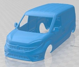 fiat doblo maxi combi 263 2015 printable body van 3d print model in automotive 3dexport slot scalextric tamiya rc miniz hobby micro 3d print model - Mito3D