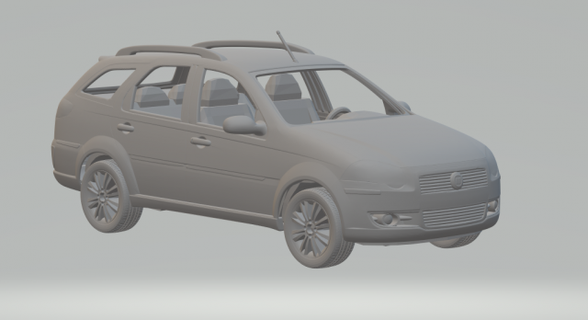 Fiat Palio 3D Model - 3DCADBrowser