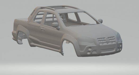 fíat estrada vehículo fundido presión tragamonedas ruedas calientes miniaturas espacio impresión impreso caliente 3d print model - Mito3D
