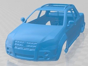 fíat estrada aventuras 2013 imprimible cuerpo coche vehiculo espacio scalextric Tamiya rc miniz pasatiempo micro tractor 3d print model - Mito3D