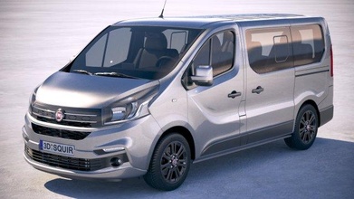 fiat yetenek yolcu 2018 3d model in kamyonet minivan 3dexport 2019 2020 2017 2016 2015 mpv minibüs teslimat yarar araba i̇talya i̇talyan multivan 3d print model - Mito3D