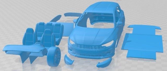 fíat tipo 5 puerta 2021 imprimible coche vehiculo automotor espacio scalextric Tamiya rc miniz pasatiempo micro 3d print model - Mito3D