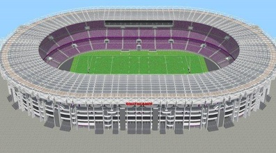 kurgusal stadyum 2 Ulusal Ragbi arena 3d model oyun Fincan Birlik spor Amerika Avrupa tribün gökyüzü Kutu kademe irb dev 3d print model - Mito3D