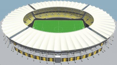 fictionald stadium 1 - bowl roof modern field court grass tv bench stand fan videogame seat league champion furniture press soccer pitch 3d print model - Mito3D