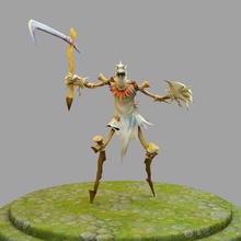 fiddlesticks league of legends 3d print model in monsters & creatures 3dexport character toy body lol champion stl 3dprint games toys game accessories art 3d print model - Mito3D