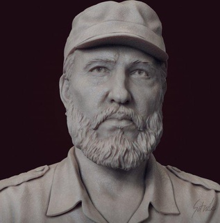 fidel castro adam Mussolini Hitler Küba varmak Önder Fidel Castro Franko francisco franco heykeller büst yazdırılabilir 3dprint şekil vermek benzerlik komünizm Lenin devrim Tarih 3d print model - Mito3D
