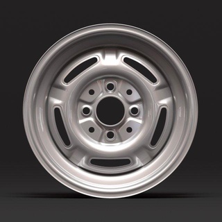 fiesta mk2 6j steel wheels automotive wheel rim disc diy 3dprint hobby scalemodel diorama diecast tuning rc hotwheels tamiya steelwheel 3d print model - Mito3D