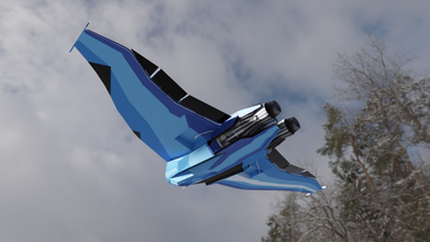 combatiente jet 3d modelo in 3dexport caza reacción avión ejército aeronave warcraft cyberjet volador hunterjet 3d print model - Mito3D