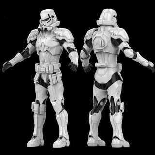 figura estrella guerras variante Stormtrooper stl comprar 1 obtener 2 modelos 3d impresión escultura anime obj 3dprint Ciencias ficción escuadrón animado súper héroe historietas Arte esculturas 3d print model - Mito3D