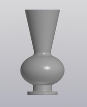 dachte Vase Gärtner Innen Blume Schüssel Strauß Haushaltswaren 3d print model - Mito3D