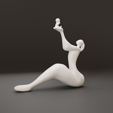 figurine woman child statuette- figurine- woman- mother- baby- kid- interior- printer- print- decoration- 3d print model - Mito3D
