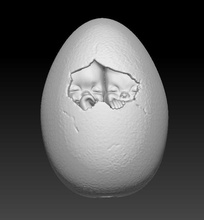 figurine model egg baby 3d print model - Mito3D