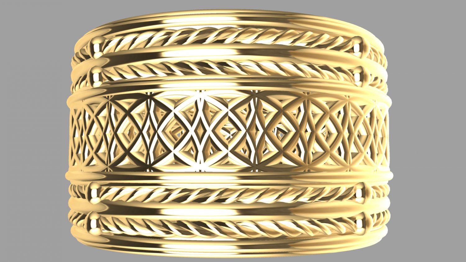 filigran-ring das filigrane ring 3D print model - Mito3D
