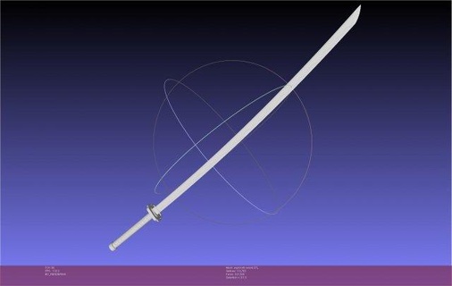 Finale Fantasie vii Sephiroth Masamune Schwert druckbar Versammlung Replik Cosplay Waffe Videospiel final fantasy 7 3d print model - Mito3D