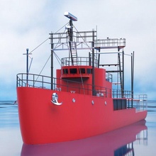 pescar barco 3d modelo in comercial 3dexport pez jabeguero red mar oceano buque civil embarcacion 3d print model - Mito3D