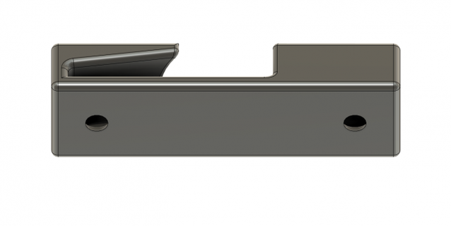 pêche bobine soutien mur barre fixation canne 3d print model - Mito3D