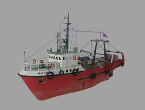 pescar barco jabeguero refrigerador 3d modelo in barcos 3dexport embarcación pesca 3d print model - Mito3D