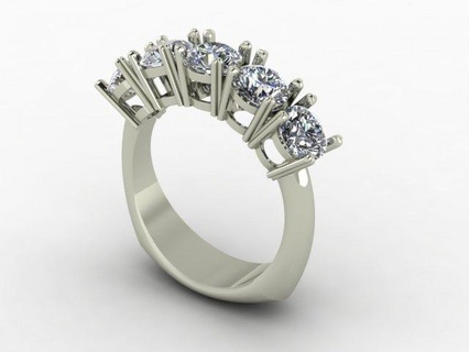 calcolo Fidanzamento squillare anelli gioielleria diamond ring anello diamanti oro argento fidanzamento engagement wedding fede solitaire solitario 3d print model - Mito3D