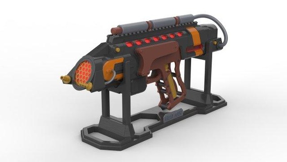 flame cannon - legends tomorrow printable stl files 3d print model toys cosplay craft diy hobby weapon pistol heater rifle 3d print model - Mito3D