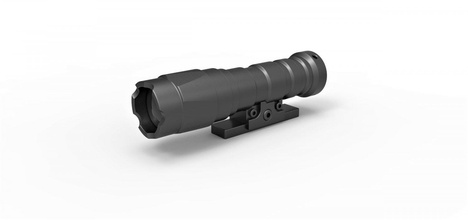 flashlight cosplay blaster part scifi weapon gun pistol toy print printable 3d print model - Mito3D