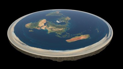 flat earth 8k nasa space conspiracy theory truth solar render realistic real technology science fiction scifi sci fi edges 3d print model - Mito3D