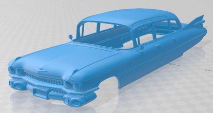 flota madera 75 1959 imprimible cuerpo coche vehiculo 3d impresión modelo in automotor 3dexport espacio scalextric tamiya rc miniz pasatiempo micro 3d print model - Mito3D