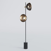 Fußboden Lampe Frau Romatti modern schwarz Innere Designer minimalistisch Minimalismus hell 3d print model - Mito3D