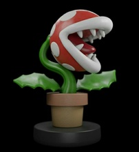 fleur super mario 3d impression modèle in monstres créatures 3dexport résine filament jeu vidéo nintendo frères 3d print model - Mito3D