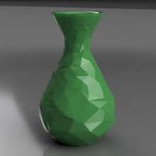 fiore vaso poli gratuito 3d stampa modello in arredamento 3dexport fiori base decorazione 3d print model - Mito3D