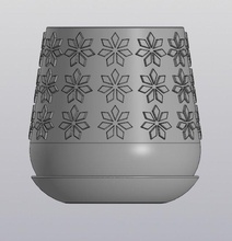 vaso flores senhora plantador cacto Panela interior suculento jardim Potholder jardineiro flor produtor 3d print model - Mito3D