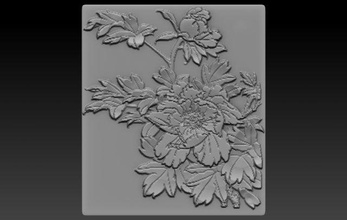 fleurs soulagement reliefs modèle relief fleur 3dprint 3dprinted 3dprinting 3dtable 3dtableau 3d print model - Mito3D