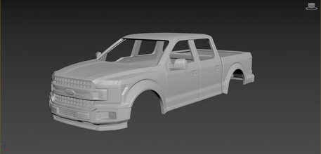 fo rd f 150 2020 vücut yazdır 3d model in otomotiv 3dexport araba arabalar hobi amerikan oto kamyon spor baskı arabası sürücü rc oyuncak 3d print model - Mito3D