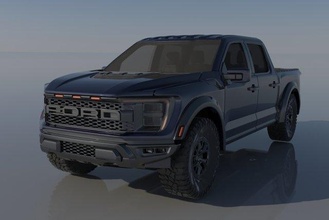 fo-rd f-150 raptor 2022 3d print model in automotive 3dexport car cars vehicle hobby american auto pickup wheel truck offroad printcar drive rc toy 3d print model - Mito3D