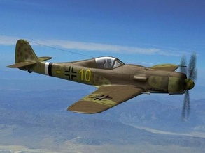 focke Wulf fw190d uçak dövüşçü Almanca İkinci Dünya Savaşı 3d print model - Mito3D