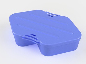 o recipiente de alimento alimentos micro-ondas forno plástico 3d a impressora 3d print model - Mito3D