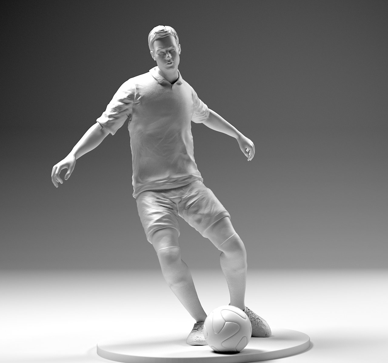 futbolista 02 golpe pie 03 stl 3d impresión modelo in hombre 3dexport pelota tablero campeonato euro campo figurilla fútbol gratis juego liga partido jugador ronaldo deporte estadio 3D print model - Mito3D