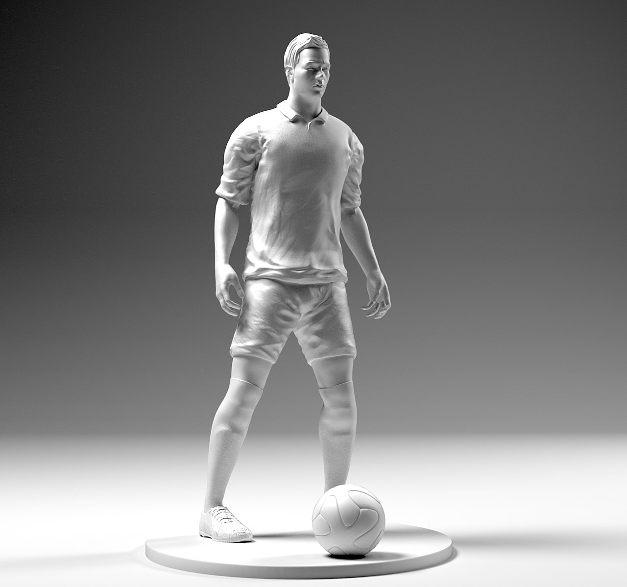 calciatore 02 preparare to passo 01 stl 3d stampa modello in uomo 3dexport palla tavola campionato euro campo figurina calcio gratuito gioco lega incontro giocatore ronaldo sport stadio 3D print model - Mito3D