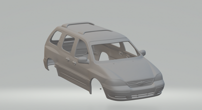 ford-windstar diecast slot-car slotcar slot car hot hotwheels rc van mini transport 3d print model - Mito3D