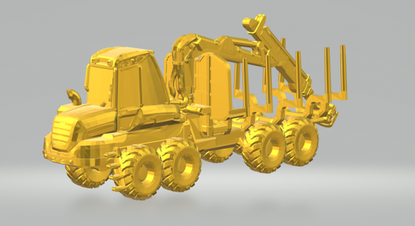 bosque tractor genérico gratis 3d impresión modelo juguetes juegos Armada barco Embarcacion naval 3d print model - Mito3D