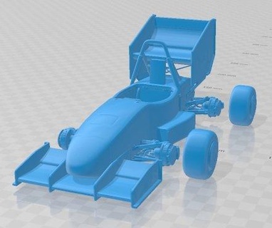 fórmula estudiante ucm 2016 imprimible cuerpo coche vehiculo 3d impresión modelo automotor espacio scalextric Tamiya rc miniz pasatiempo micro 3d print model - Mito3D
